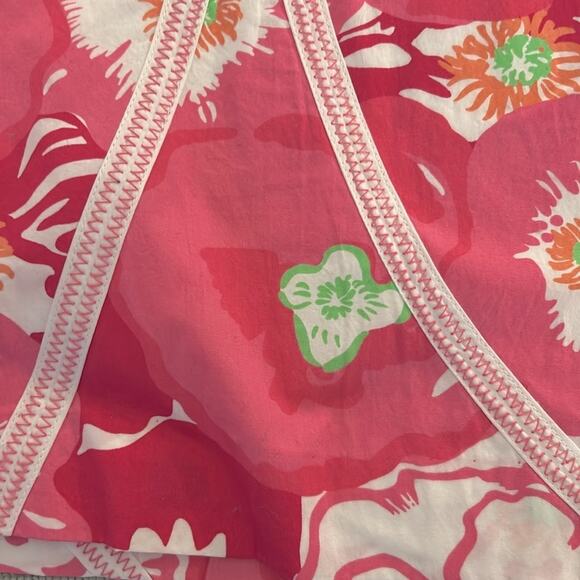 NWT Lilly Pulitzer Sonia A-Line skirt in Hotta Pink Cherry Begonias - Picture 3 of 9